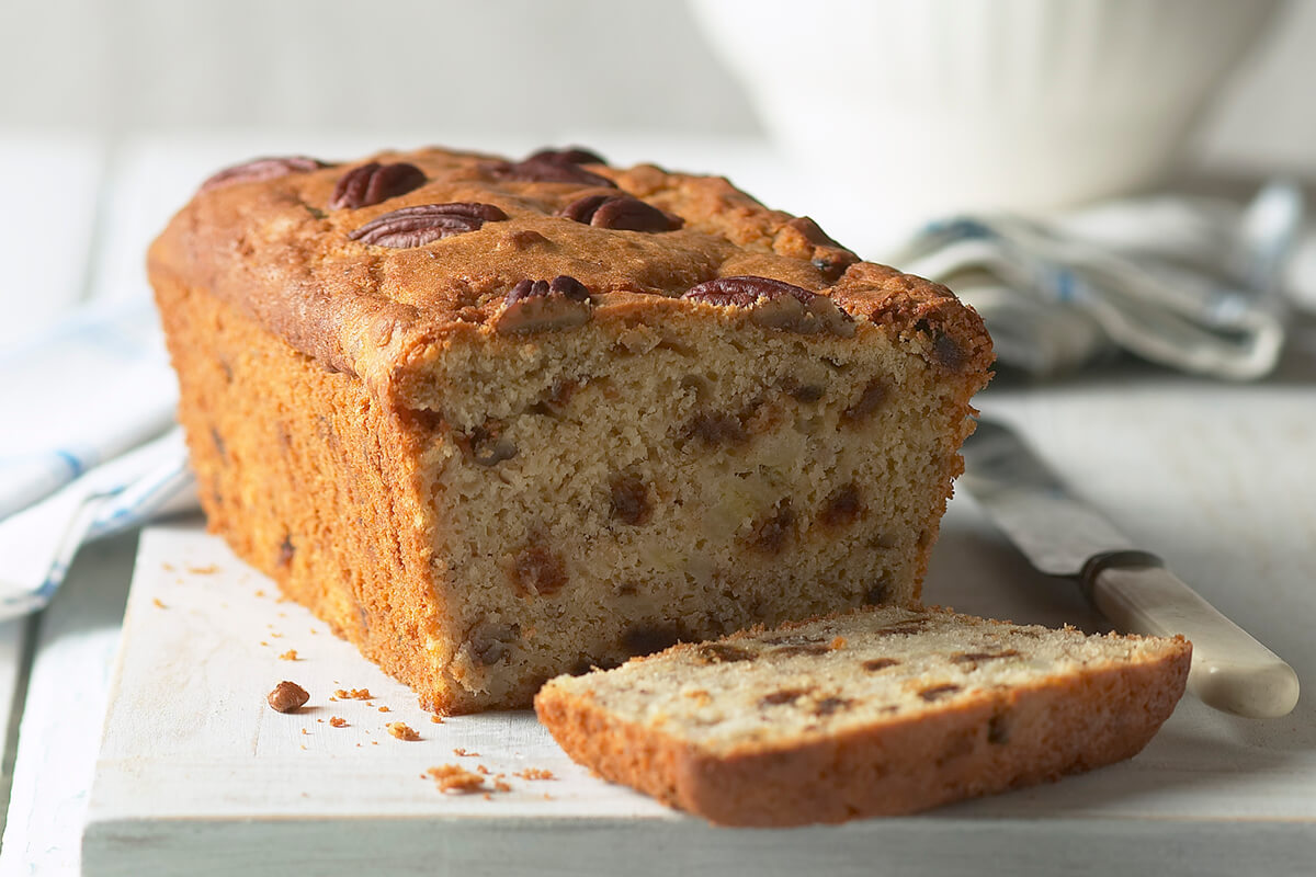 Banana, Date and Yogurt Loaf - Onken Onken