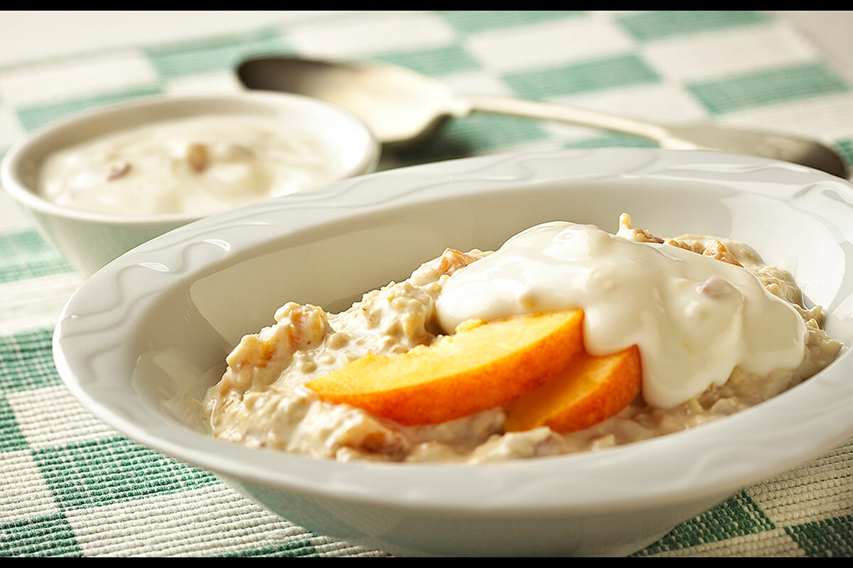 Oaty Peach Breakfast | Onken Onken