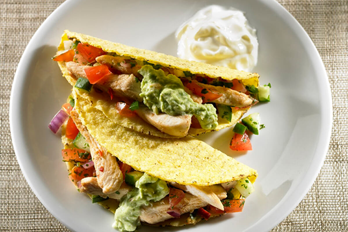 Chicken Taco’s with Salsa and Guacamole - Onken Onken