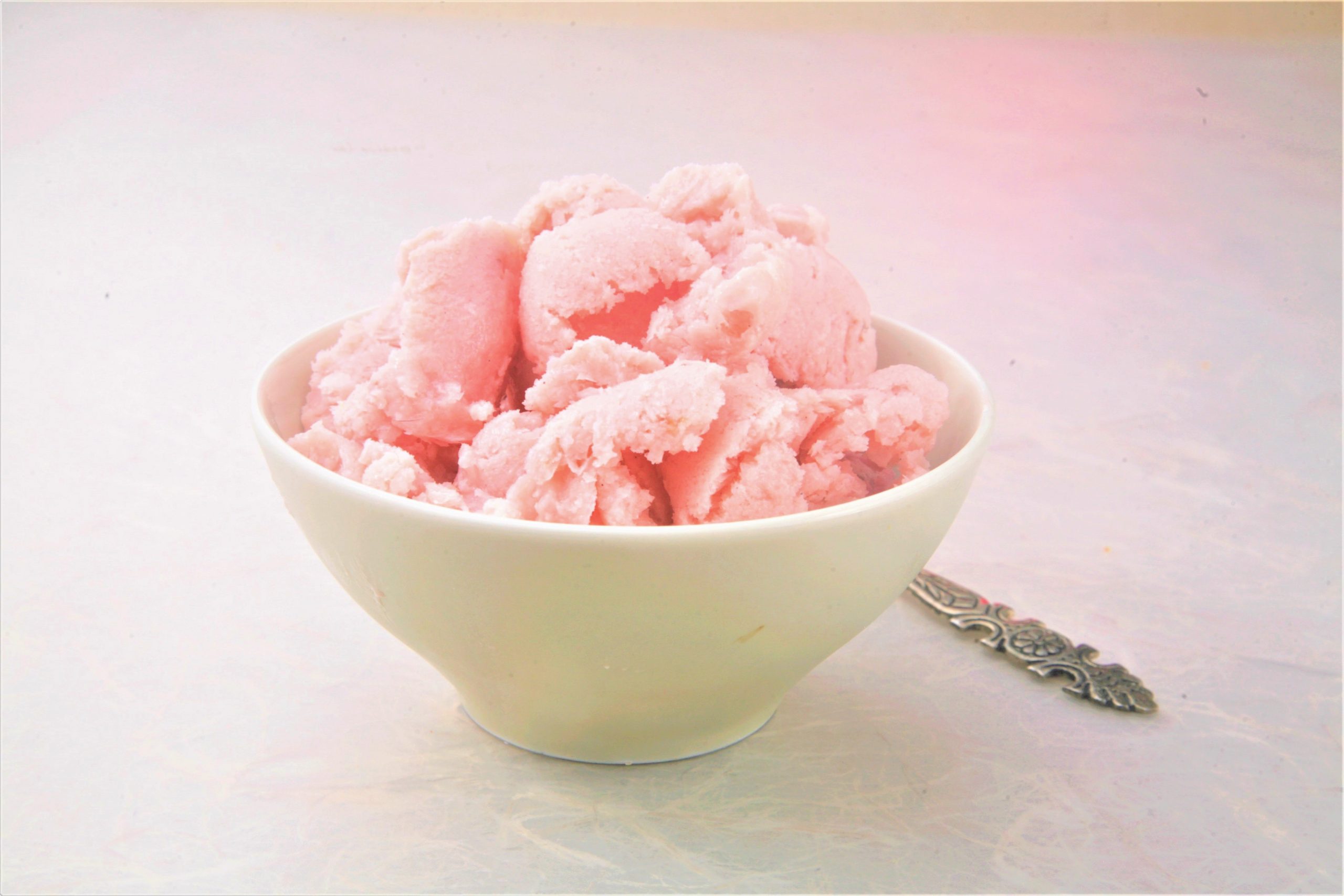 Frozen Strawberry Yogurt Sorbet Onken Onken