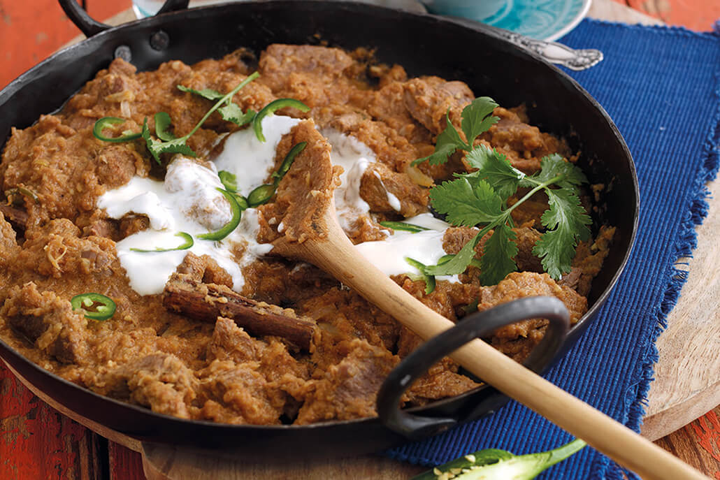 Dahi nu Gosht Lamb Curry with Green Chillies and Yogurt Onken Onken
