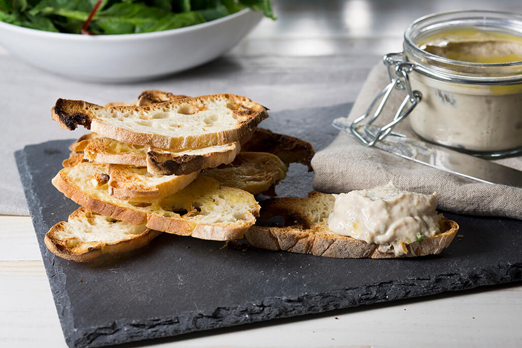 Smoked Mackerel Pâté with Toasted Ciabatta - Onken Onken