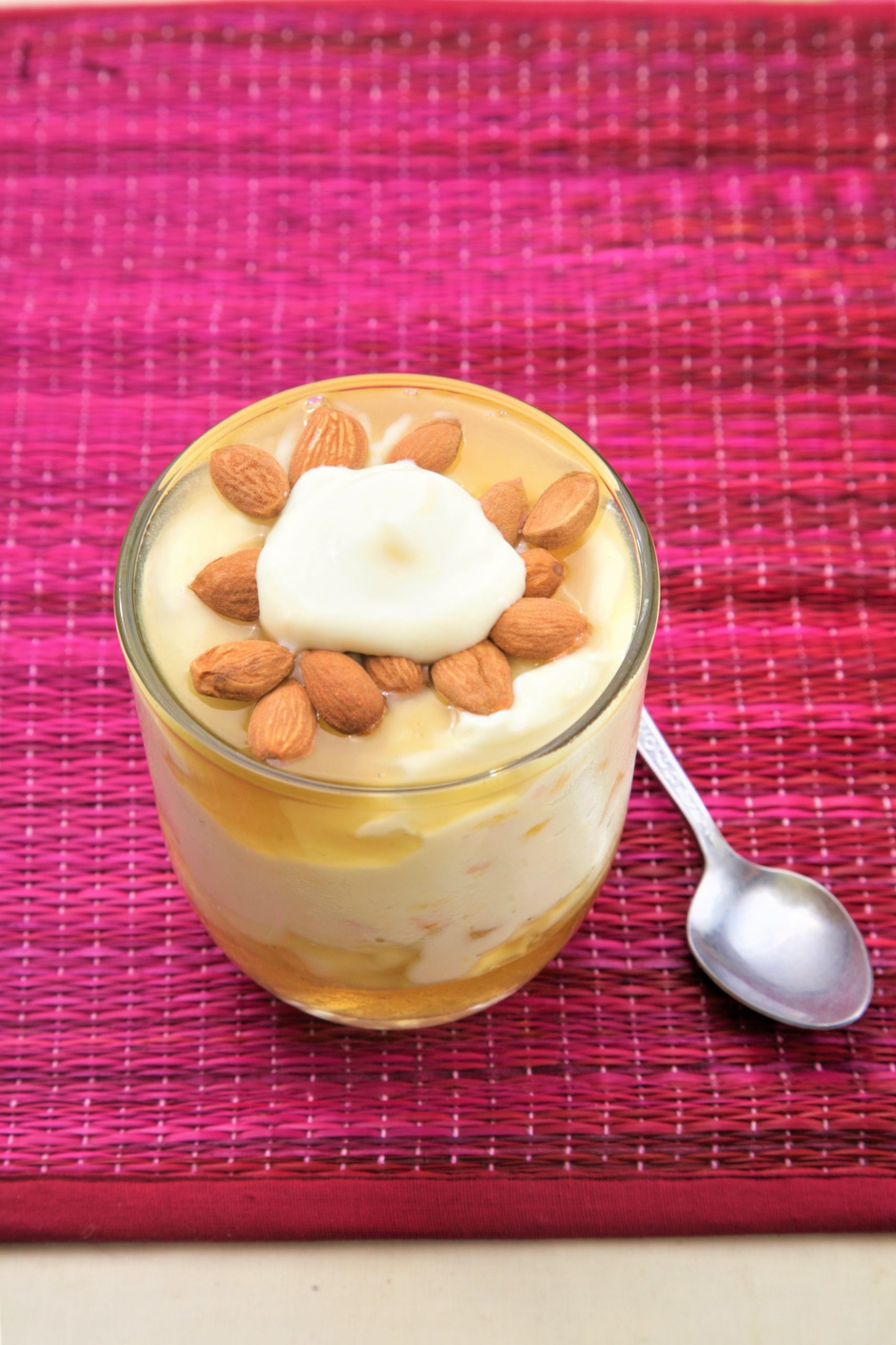 Passion Fruit Yogurt & Almond Dessert - Onken Onken