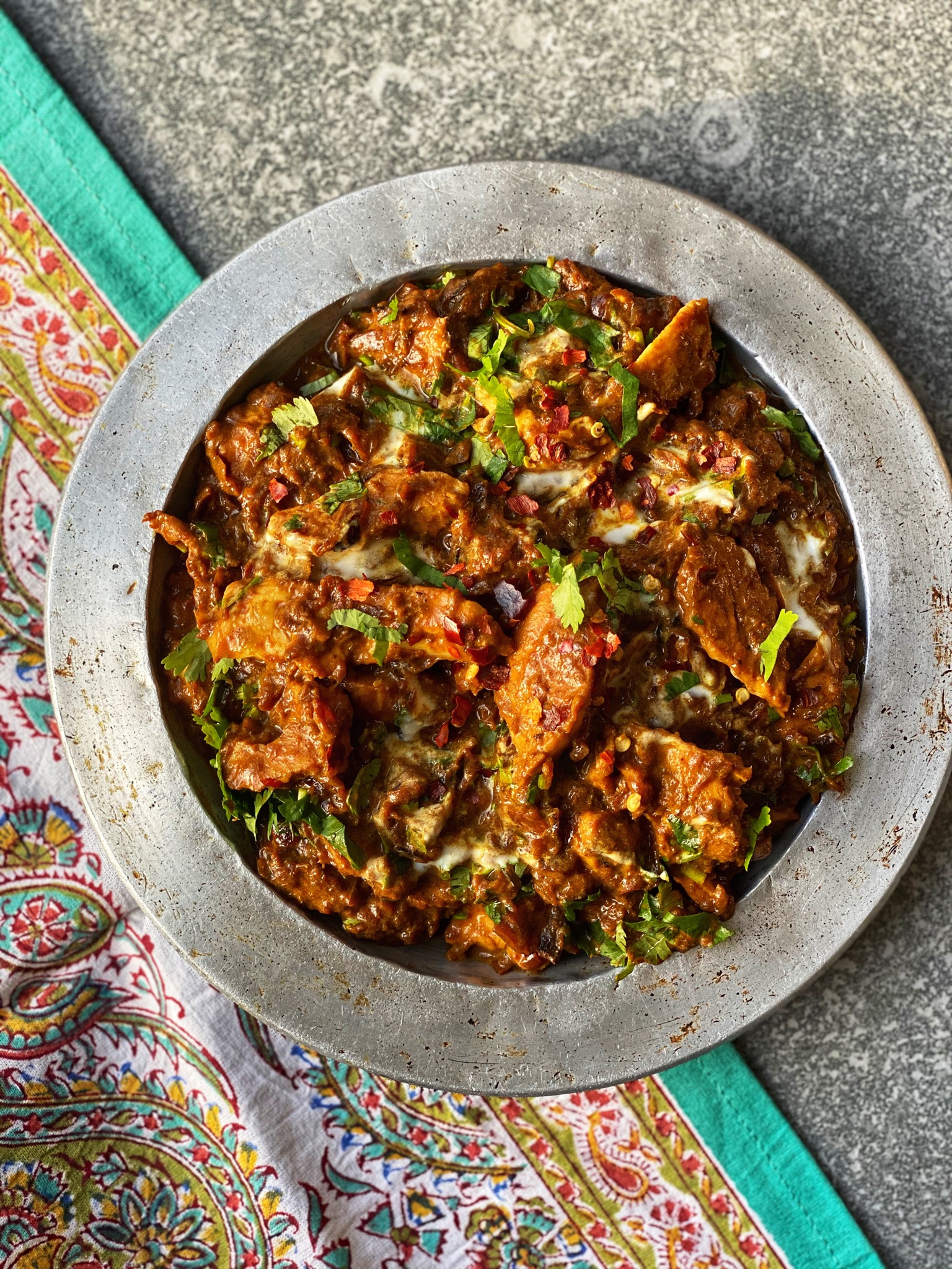 Spicy Turkey Yogurt Curry - Onken Onken
