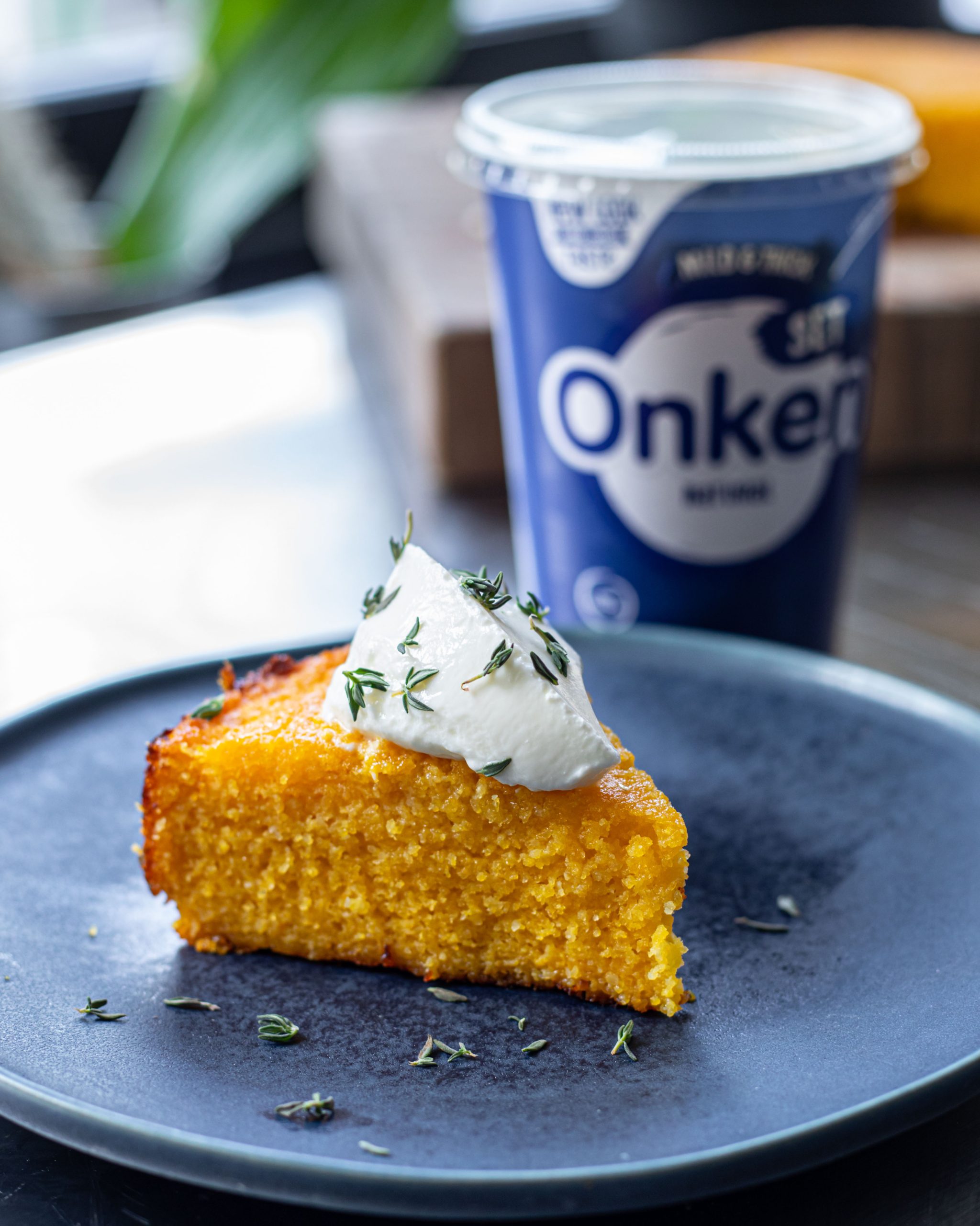 Lemon, Honey and Thyme Cake - Onken Onken